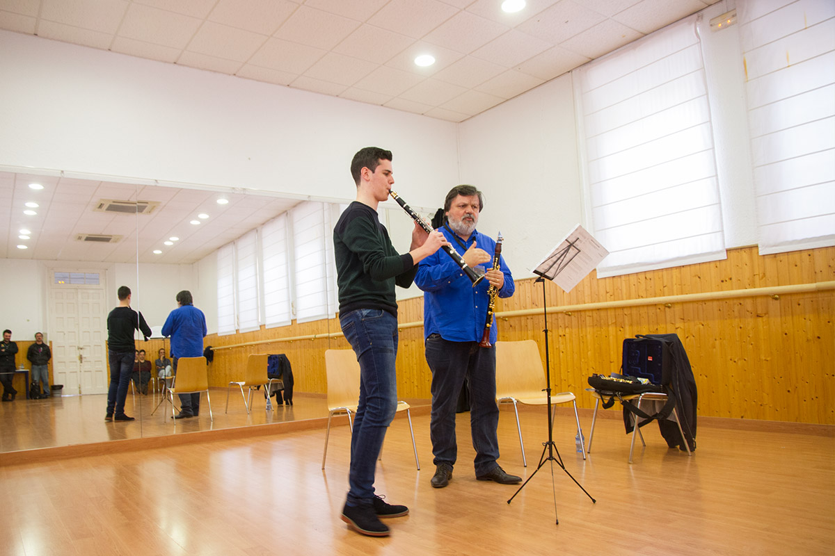 Clase particular Corrado Giuffredi CLARINETsur 2016