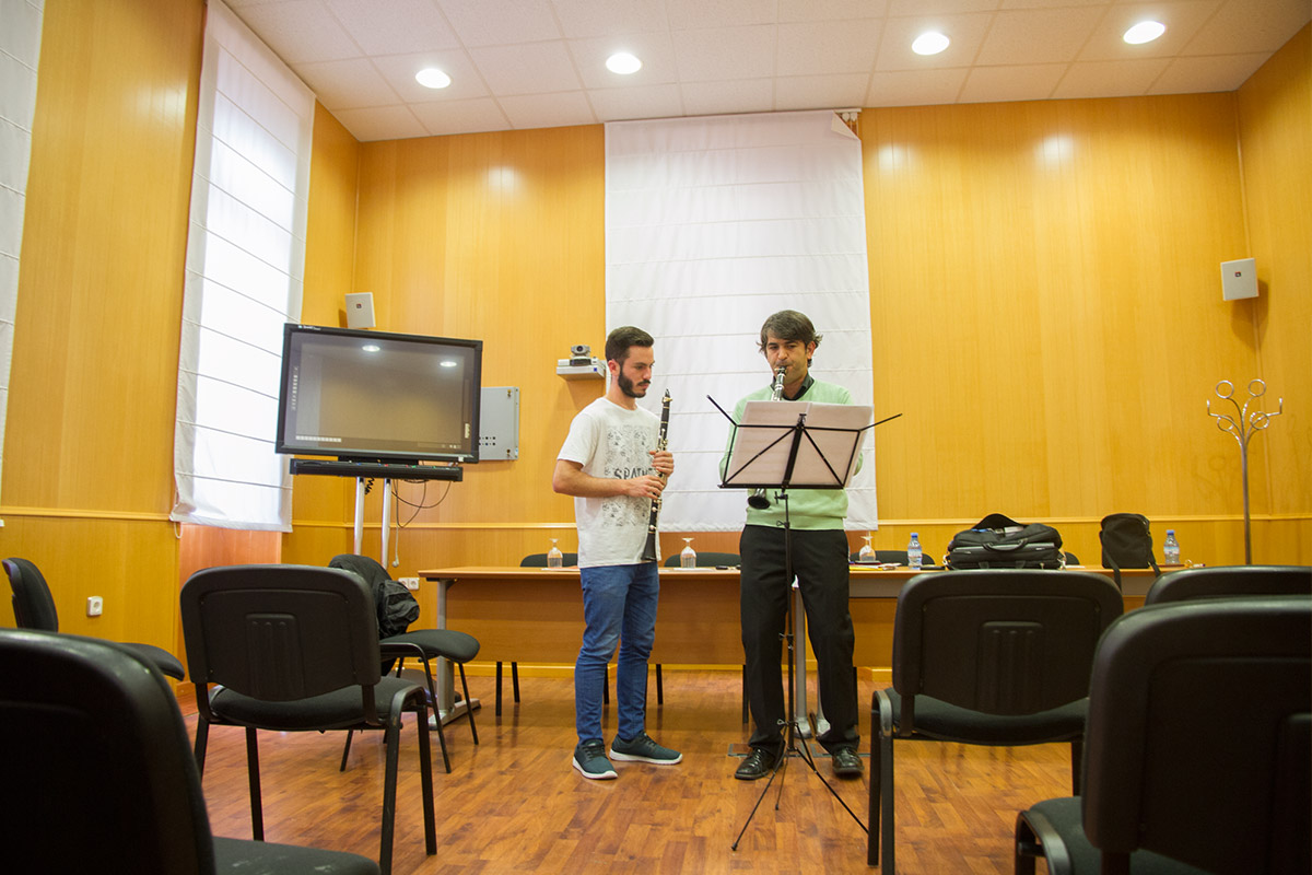 Clase particular Antonio Salguero CLARINETsur 2016