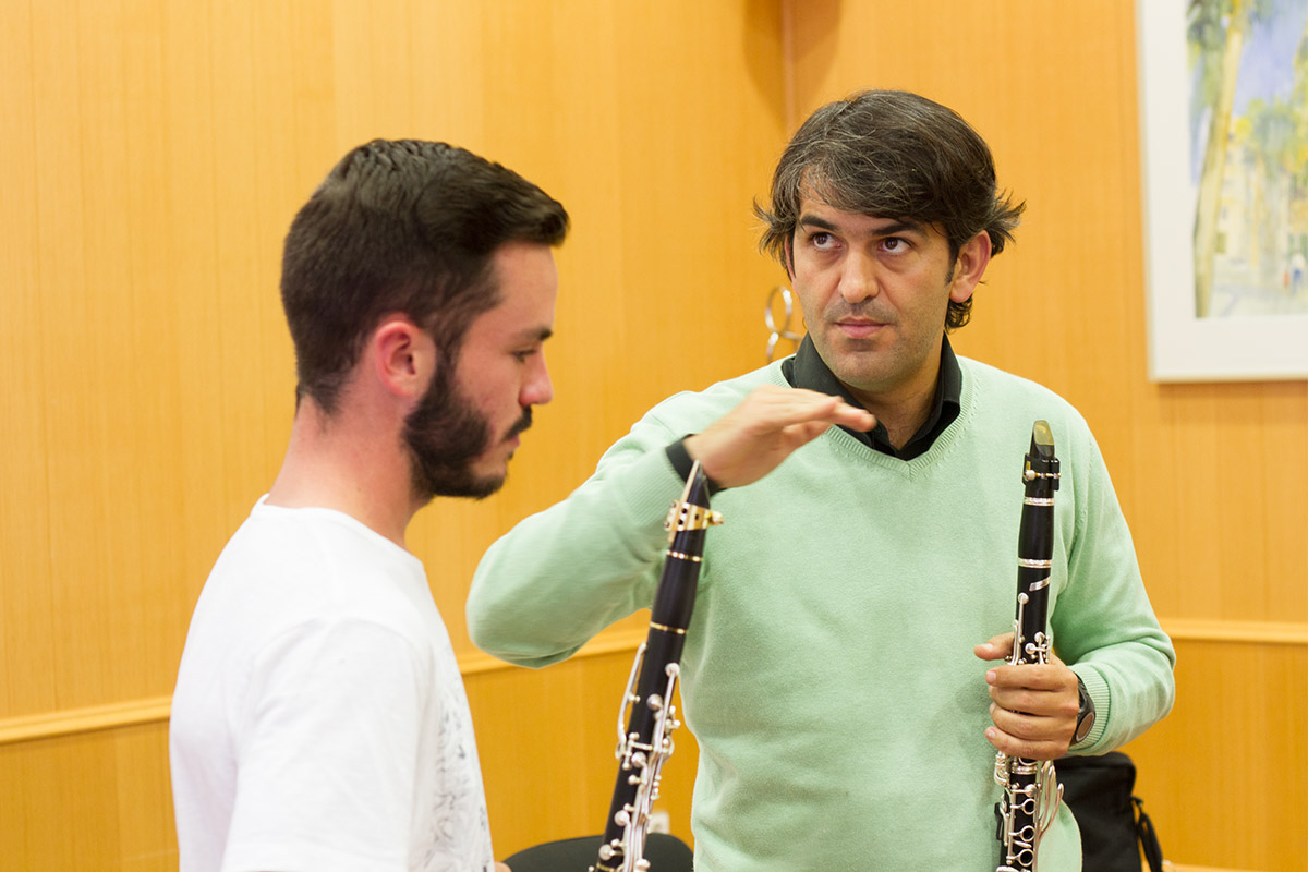 Clase particular Antonio Salguero CLARINETsur 2016