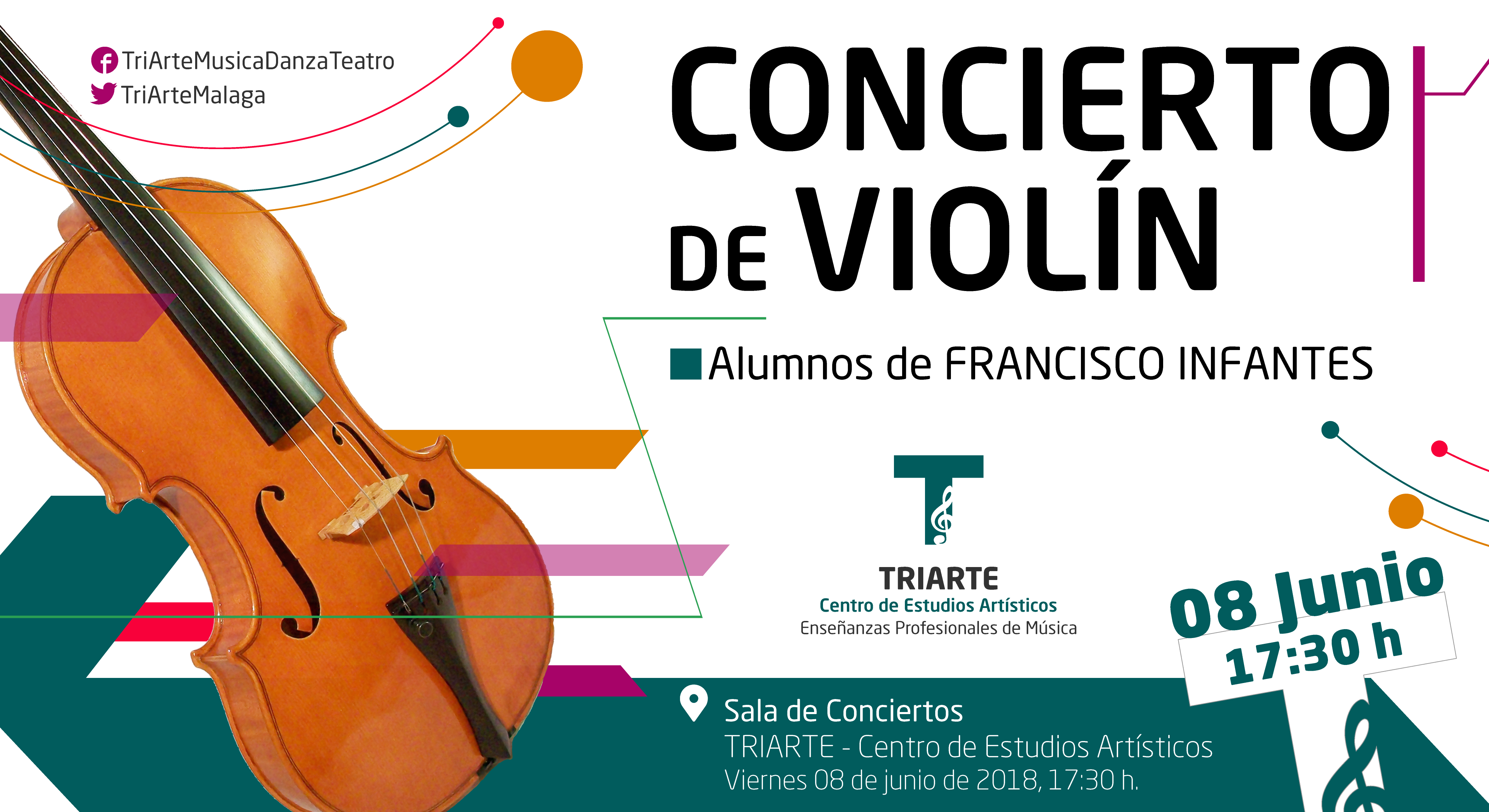 Concierto de Violín. Alumnos de TRIARTE- Centro de Estudios Artísticos, Málaga.