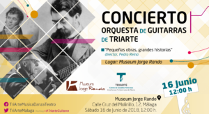 Orquesta de Guitarras de Triarte. Concierto en Museum Jorge Rando, Málaga. Fernando Sor, Tárrega, Bartolomé Calatayud
