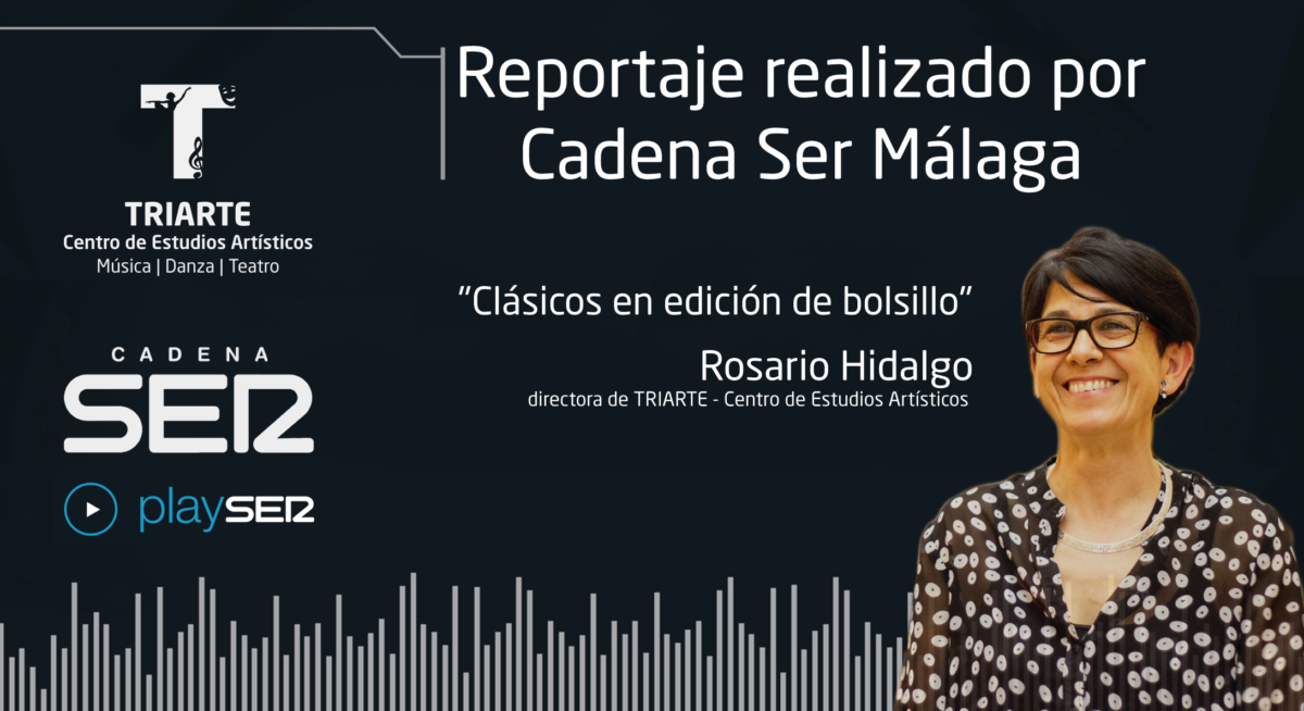 Reportaje de Radio de Cadena Ser Málaga en su programa "Clásicos en edición de bolsillo". Reportaje realizado a Rosario Hidalgo.