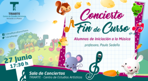 Concierto Fin de Curso. Iniciación a la Música. Triarte, Málaga. Clases de Música para niños de 3 a 6 años