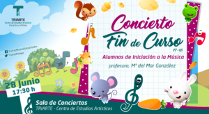 Concierto Fin de Curso. Iniciación a la Música. Triarte, Málaga. Clases de Música para niños de 4 a 5 años