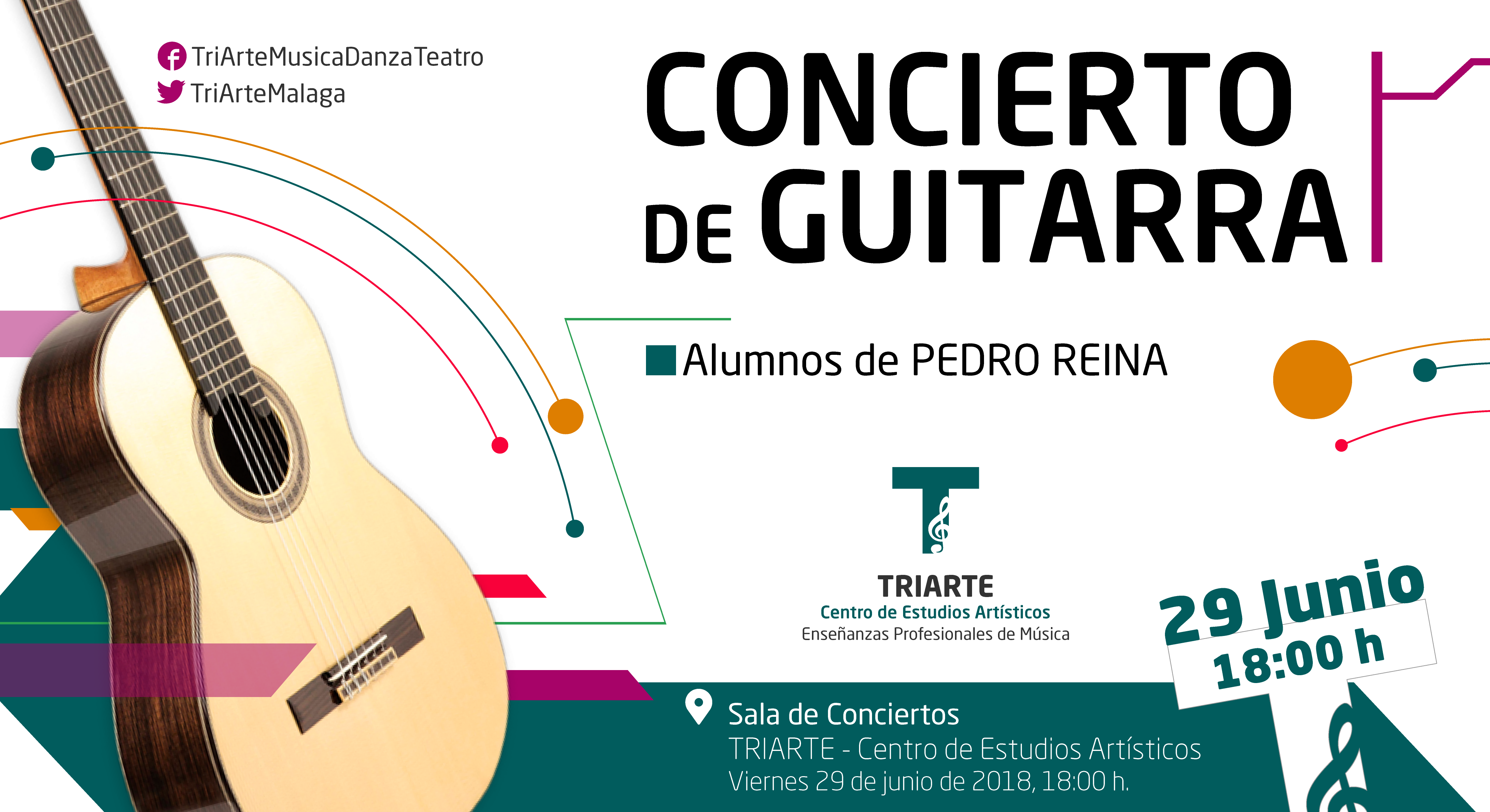 Concierto de guitarra Triarte, Málaga. Fin de Curso 2017/2018.