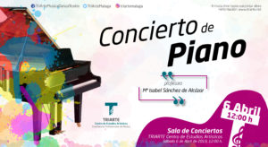 Concierto de Piano. TRIARTE - Centro de Estudios Artísticos. Profesora Mª Isabel Sánchez de Alcázar. Abril 2019.