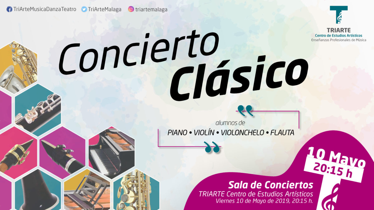 Concierto de Alumnos de Piano, Clarinete y Saxofón. Alumnos de 4 de Enseñanzas Básicas de Música