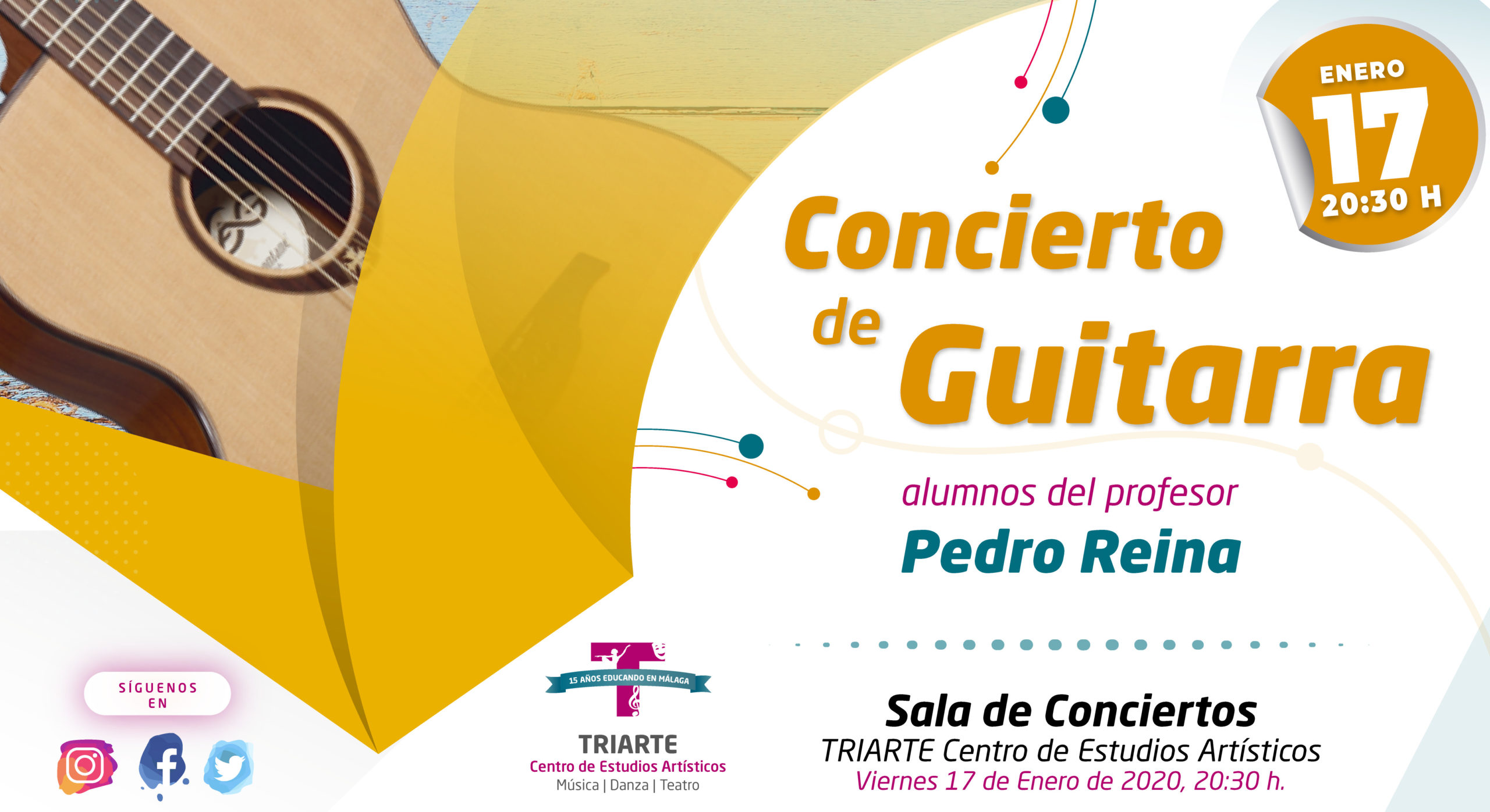 Concierto de Guitarras. Málaga. Conservatorio de Música TRIARTE