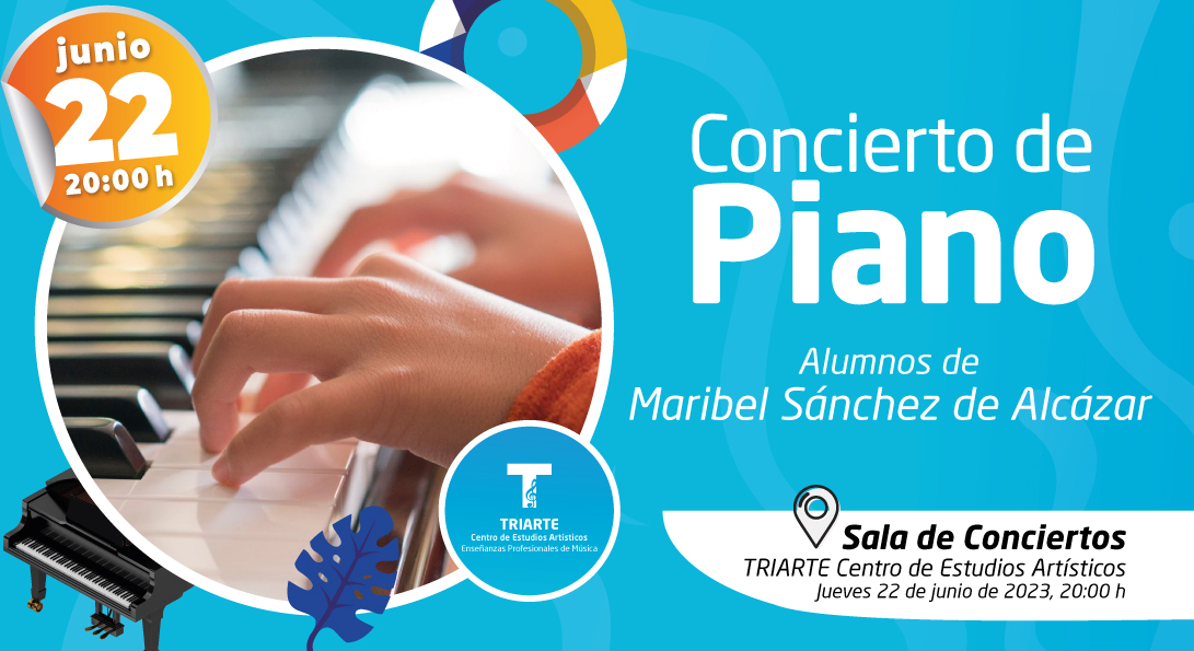 Concierto de Piano. TRIARTE Centro de Estudios Artíticos. Málaga.
